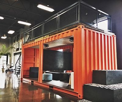 Cargo Container Office Space