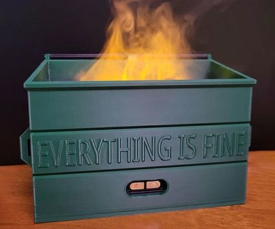 Dumpster Fire Essential Oil Diffuser