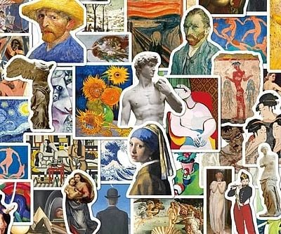 Famous Paintings Of History Stickers