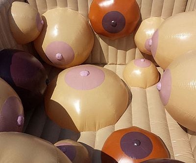 Giant Boobies Bounce House