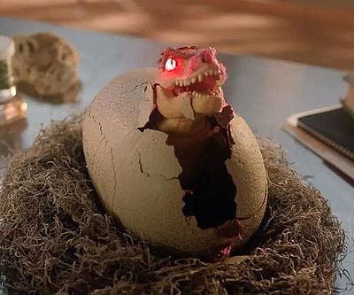 Hatching T-Rex Egg