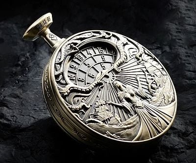 Prophecy Dice Pocket Watch Dice Spinner
