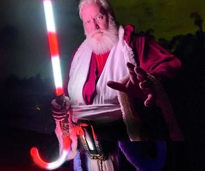 The Santa Saber
