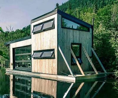 The Floating Chalet Airbnb
